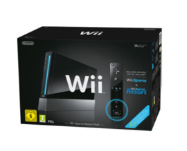 Nintendo Wii Sports + Resort Pack Zwart in Doos