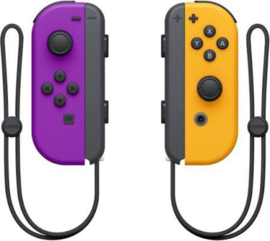 Originele Nintendo Switch Joy Con Paars/Neon Set