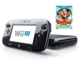 Wii U Console 32GB Zwart + Gamepad (Donkey Kong Bundel)