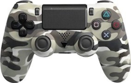 Playstation 4 / PS4 Controller Camouflage Grijs (Third Party) (Nieuw)