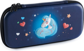 Nintendo Switch Case Unicorn (Wit/Blauw)