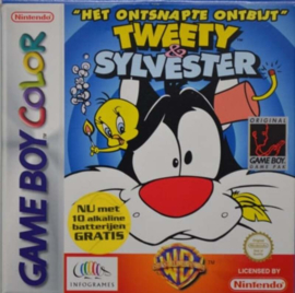 Tweety & Silvester het Ontsnapte Ontbijt - Gameboy Classic (Losse Cassette) + Handleiding