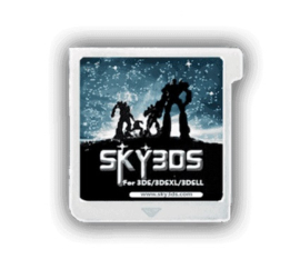 Sky3DS Orange Botton (Losse Cartridge)