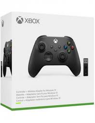 Microsoft Xbox Series X & S Controller Carbon Black in Doos + Draadloze Adapter voor Windows