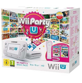 Wii U Console 8GB Wit + Gamepad (Wii Party U Basic Pack)