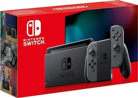Nintendo Switch Console Set Grijs V2 in Doos (Nette Staat & Krasvrij Scherm)