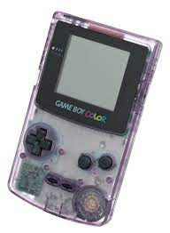 Nintendo Game Boy Color Transparant Purple (Nette Staat & Krasvrij Scherm)