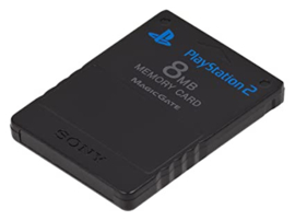 Sony PS2 8MB Memory Card Zwart