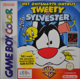 Tweety & Silvester het Ontsnapte Ontbijt - Gameboy Classic (Losse Cassette)