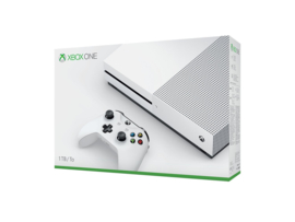 Xbox One S 1TB Wit + S Controller in Doos