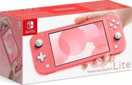 Nintendo Switch Lite Roze in Doos (Nette Staat & Krasvrije Schermen)