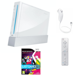 Nintendo Wii Wit + Controller (Just Dance 3 Bundel)