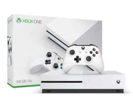 Xbox One S 500GB Wit + S Controller in Doos