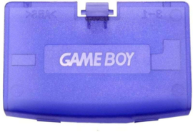 Game Boy Advance Batterijklepje Transparent Blauw (Third Party) (Nieuw)