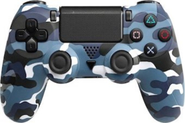 Playstation 4 / PS4 Controller Camouflage Blauw (Third Party) (Nieuw)