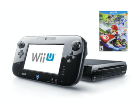 Wii U Console 32GB Zwart + Gamepad (Mario Kart 8 Bundel)