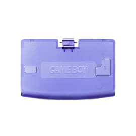 Game Boy Advance Batterijklepje Transparent Paars (Third Party) (Nieuw)