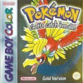 Pokemon Gold Version - NTSC - Licht Beschadigd - Gameboy Color (Losse Cassette)
