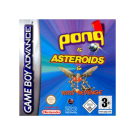 Pong / Asteroids / Yars' Revenge - Gameboy Advance (Losse Cassette) + Handleiding