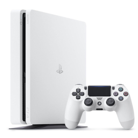 Playstation 4 Slim 500GB Glacier White + V2 Controller