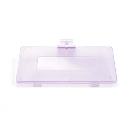 Game Boy Pocket Batterijklepje Transparent Paars (Third Party) (Nieuw)
