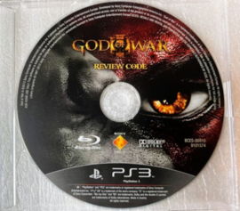 God of War III Review Code (Losse CD)