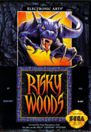 Risky Woods - Sega Genesis - NTSC (Losse Cassette)