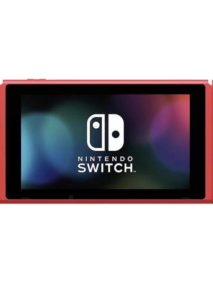 Nintendo Switch Console Zonder Toebehoren Mario Edition - Los Scherm V2 (Nette Staat & Krasvrij Scherm)