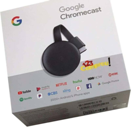 Google Chromecast V3 in Doos