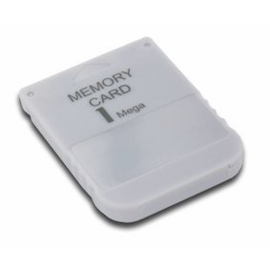 PS1 1MB Memory Card Grijs (Third Party) (Nieuw)