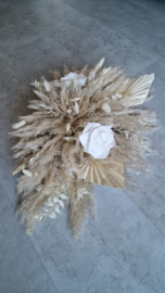 Droogbloemstuk "Fluffy pampas"