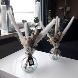 Droogbloemen boeketje "Amber"