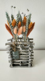 Droogbloemen boeketje "Ibiza duo"