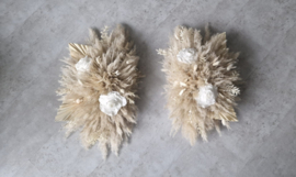 Droogbloemstuk "Fluffy pampas"