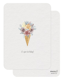 Flowergram met boodschap