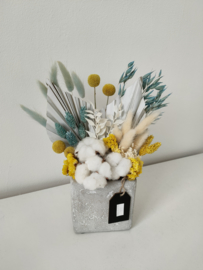 Droogbloemen stukje "Gertie"
