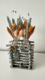 Droogbloemen boeketje "Ibiza duo"