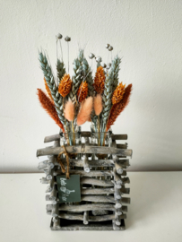 Droogbloemen boeketje "Ibiza duo"