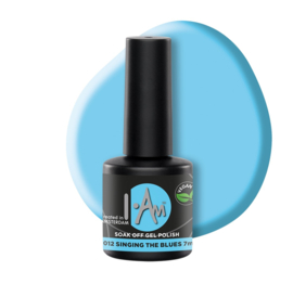 I.Am Soak Off Gel Polish #012 Singing The Blues (7ml)