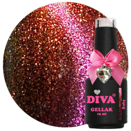 Diva Gellak 9D Cat Eye Ruby 15 ml