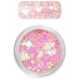 Moyra Rainbow love Glitter Mix no 1 rose