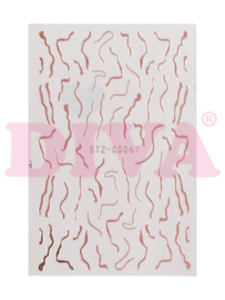 Design Sticker Swirl 124 Rosé