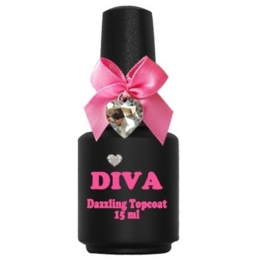 Diva UV Dazzling Topcoat zonder plaklaag 15 ml