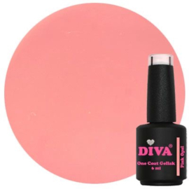 DIVA One Coat Gellak Pink Opal 6 ml