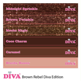 DIVA Colorpop Stickers Brown Rebel Diva Edition