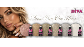 DIVA Gellak Diva's Cin Cin Hour Collection 6x 10 ml # - met gratis Colorpop Stickers