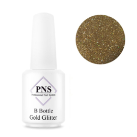 PNS B Bottle Gold Glitter