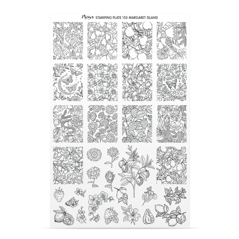 Moyra Stamping Plate 153 Margret Island