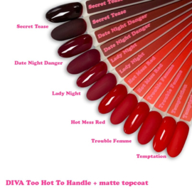 DIVA Gellak Too Hot To Handle Diva Collection 6x 10 ml # - met gratis Colorpop Stickers