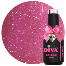 Diva Gellak Think Barbie 15 ml Reflecterend